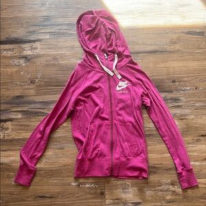 Nike Women's Pink Hoodie Jacket
